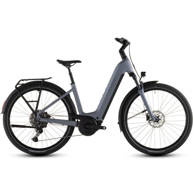 Elektrokolo Cube Touring Hybrid PRO 800, easy entry - pearlgrey´n´grey