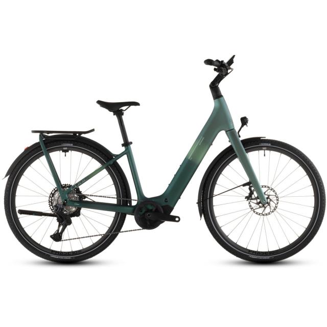 Cube Kathmandu Hybrid C:62 SLT 400X, easy entry - seafoam´n´chrome