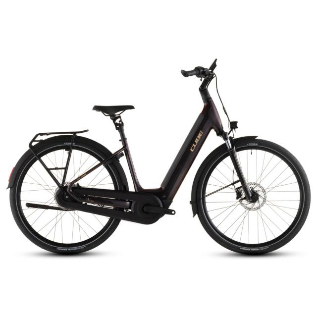 Elektrokolo Cube Supreme Hybrid Comfort PRO 600, 26" - solareclipse´n´gold