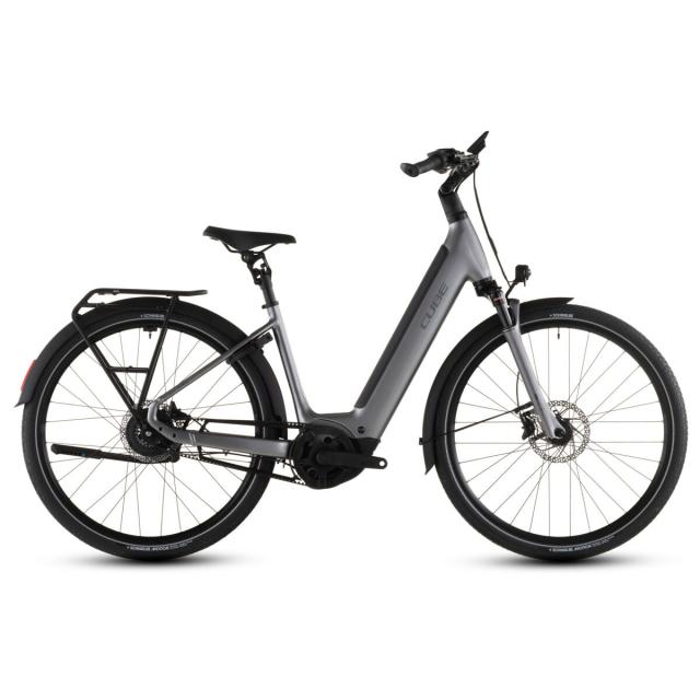 Cube Supreme Hybrid Deluxe PRO 600, 28" - quicksilver´n´grey