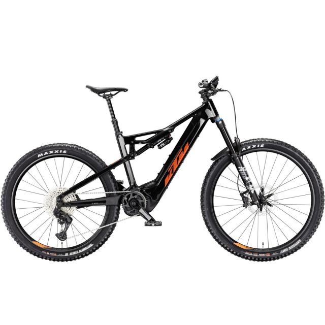 Elektrokolo KTM Macina KAPOHO MASTER - Flaming Black (Orange)