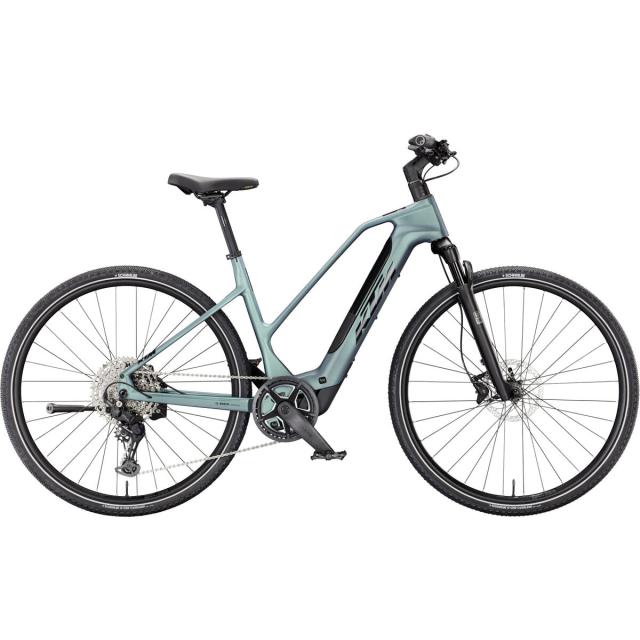 KTM Macina Cross SX Elite, trapeze - Royal Teal Matt (Black Glossy)