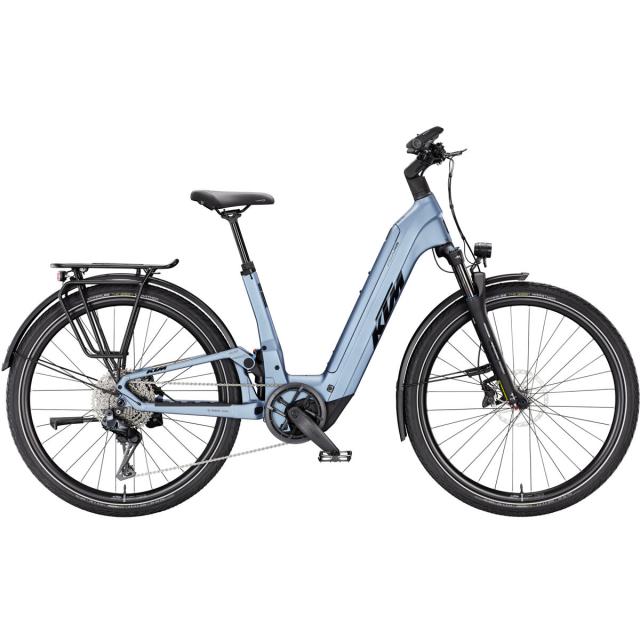 Elektrokolo KTM Macina Style FS Prime DI2 - Steel Blue Matt (Black Glossy)