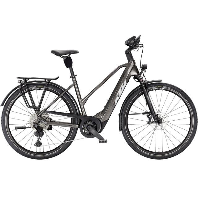 Elektrokolo KTM Macina Style 810, trapeze - Machine Grey (Silver+Black)