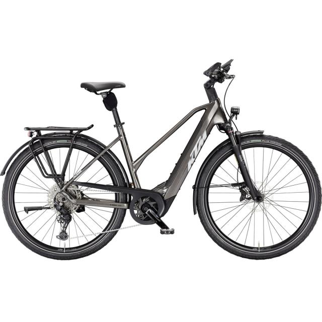 Elektrokolo KTM Macina Style 820, trapeze - Machine Grey Matt (Silver+Black)